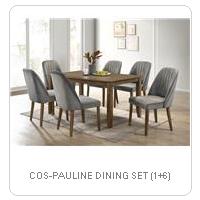 COS-PAULINE DINING SET (1+6)